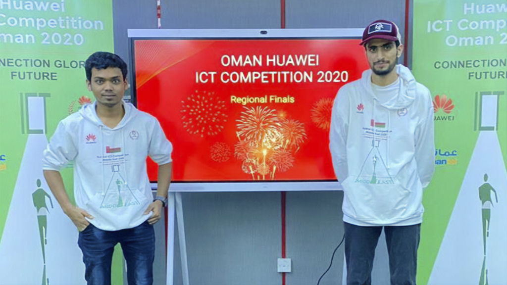MEC Students win ‘Outstanding Performance’ award at the Huawei ICT Competition Middle East 2020 finals